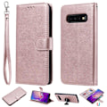Miniatyrbillede 1 af 4: Samsung Galaxy S10 - Wallet Case/Magnetisk Cover - Rosaguld Rosaguld