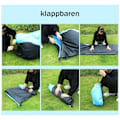 Miniatyrbild 5 av 5: Bärbar uppblåsbar soffa, vattentät halkfri lätt utan luftpump