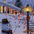 Miniatyrbilde 3 av 5: Julegave Solcellelysstreng Julepynt til Hjem Nyttår Solcellegresslampe Utendørs Høytidslys