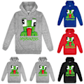Miniatyrbild 3 av 5: Barn Hoodie för Pojkar och Flickor UNPAID Cartoon Mysig Söt Mörkblå