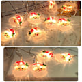 Miniatyrbilde 4 av 5: REMAKE 3M 20 LED Batteridrevne Juletrærlys Dekorative Lys for Patio Hage Plen Gjerde Juledekorasjon Julenissen 3 meters 20 lights