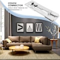 Miniatyrbilde 2 av 5: REMAKE Pakk Sofa-kobling Metall Sekjonsoal Sofa Møbelkobling Sekjonsoal Sofa Koblinger For Skyve Sofa