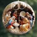 Miniatyrbilde 1 av 4: #Akryl 3D Julepynt - Hengende Pynt#