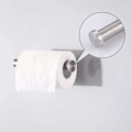 Pikkukuva 3 / 4: WC-paperiteline itseliimautuva WC-paperiteline pyyheteline 304 harjattu ruostumaton teräs kylpyhuoneen tarvikkeet 1 kpl