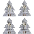 Miniatyrbild 4 av 5: 4 julbordstabletter set bordsdekoration jul t