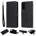 Miniatyrbillede 1 af 5: Samsung Galaxy S22 Ultra 2-i-1 Magnetisk Wallet Cover Sort sort
