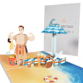 Pikkukuva 2 / 5: Isänpäiväkortti Pop Up - Pojalta, Tyttäreltä, Vaimolta, Isän Syntymäpäiväkortti, 3D Tervehdyskortti, Isän Vuosipäiväkortti