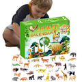 Miniatyrbillede 1 af 5: REMAKE 24 Dages Julekalender Sæt Dyr Julekalender Gave DIY Sæt Julepynt til Børn Småbørn