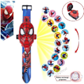 Miniatyrbillede 2 af 5: Spider-Man ur med projektorfunktion 24 diashow Julegave