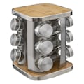 Miniatyrbillede 1 af 3: REMAKE Roterende krydderistativ med 12 krydderglas Beige Beige