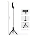Pikkukuva 1 / 8: Tripod Selfie-keppi / Puhelimen teline Bluetooth-kaukosäätimellä Svart Black