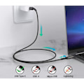 Miniatyrbilde 4 av 5: USB-C til USB-C kabel 5A 100W PD100W Svart