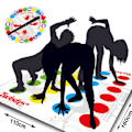 Miniatyrbilde 5 av 5: REMAKE Twister Ultimate: Større teppe, barneselskapsspill 1