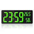 Miniatyrbild 1 av 7: Stor digital väggklocka med digital display