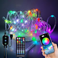 Miniatyrbilde 3 av 4: Julebelysning med over 100 lysmoduser, 10m 100 LED-lys