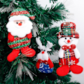 Pikkukuva 2 / 3: 1 kpl jouluinen plushikoriste, Joulupukki, lumimies, joulukuusen riipus, kodin sisustus, uudenvuoden juhlan koriste, lahja