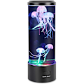Miniatyrbillede 2 af 5: REMAKE Vandmand Lampe, Vandmand Lava Lampe Akvarium Vandmand Lampe LED Lys 7 Farver med USB til Børneværelse Julegave Fødselsdagsgave