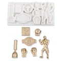 Miniatyrbillede 2 af 5: Kreativ Bokser Formet Fondant Kage Silikonform Bageri Choco