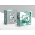 Miniatyrbillede 2 af 3: Gaming Headset Mode Bluetooth Katteører LED Lys Opladbar Trådløs Headset (Grøn)