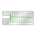 Miniatyrbilde 2 av 4: Golf Putting Alignment Speil Treningshjelpe Treningshjelpe Undervisningsutstyr Speil Posisjonskorrigerer For O