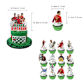 Miniatyrbilde 2 av 4: Ronaldo Fotball Gratulerer med dagen Festdekorasjoner Banner Ballonger Kake Topper
