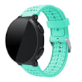 Miniatyrbillede 3 af 5: Garmin Forerunner 220 / 230 / 235 / 620 / 630 Rundt Hul Silikon Urrem - Cyan Grøn