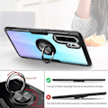 Miniatyrbild 3 av 5: Huawei P30 Pro Praktiskt Stötsäkert Skal med Ringhållare V4 Svart