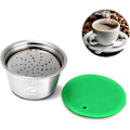 Miniatyrbild 1 av 4: Kaffe-filterkapsel, återanvändbar kaffefilterkopp i rostfritt stål