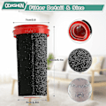 Miniatyrbillede 3 af 5: REMAKE 3-pak 25.2v/21.6v filter til Bosch Flexxo serie 4 batteridrevet støvsuger Bbh32101 osv., udskiftning