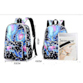 Miniatyrbild 5 av 5: REMAKE 3-pack Billie Eilish Satchel Casual Skolväska Ryggsäck Med Pennfodral Messenger Bag