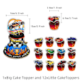 Miniatyrbilde 4 av 4: Hot Wheels: Beat That Bursdagsfest Utstyr Banner Ballonger Kaketopper Dekor