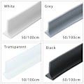 Miniatyrbillede 2 af 10: Vandstop Vandholder strimmel SORT 100CM Sort 100 cm Black