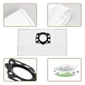 Miniatyrbild 5 av 5: REMAKE 12-pack dammsugarpåsar Kompatibla med Karcher WD4 WD5 WD6 MV4 MV5 MV6 Reservdelar Tillbehörssats