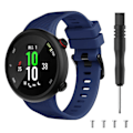 Miniatyrbillede 3 af 5: Garmin Forerunner 45 holdbar urrem i silikone - Blå marineblå