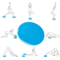Pikkukuva 4 / 5: Core Slider -liukulevyt 2-pakkauksessa, sininen