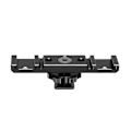 Miniatyrbillede 1 af 4: Dobbelt Hoved Hot Shoe Base Kamera Hot Shoe Adapter Sort