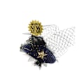 Miniatyrbillede 2 af 3: Amscan Couture Klips-På Nytårs Fascinator En Størrelse Midnat Blå Midnat Blå En Størrelse