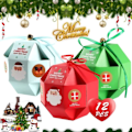 Miniatyrbild 2 av 5: Julaskaronger 12 st, små julklappskartonger för presenter