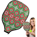 Miniatyrbillede 4 af 5: Lynlås Paddle Case, Beskyttende Cover til Padelketsjere og Pickleball Paddle, Opbevaringspose til Padelbolde Jul