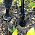 Pikkukuva 5 / 5: Maanporaustyökalu 10cm x 30cm Raskaaseen Käyttöön Puutarhan Porakone Kierrepora Sipulin Istutuspora 3/8\" Kuusiokoloavaimella