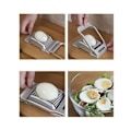 Miniatyrbilde 5 av 5: REMAKE Eggjern av rustfritt stål, oppvaskmaskinsikker, eggdeler, potetskjærer, egg