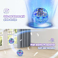 Miniatyrbillede 4 af 5: Flyvende Orb Ball 2023 roterende bold svævende bold roterende flyvende bold fingerspids lysende svævende top vanddråbe blå?/blå