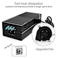 Miniatyrbild 4 av 5: 2024 Xbox One Strömförsörjning, [Uppgraderad Version] Xbox AC Adapter Ersättningsladdare Strömkabel för Microsoft Xbox One, 100-240v Spänning Wanan