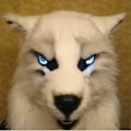 Miniatyrbild 3 av 5: REMAKE Varulvsmask med Lysande Ögon, Rörliga Öron och Käkar för Halloween Cosplayfest Svart SQBB