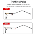 Pikkukuva 5 / 5: Ultralight-vaelluskeppi 5 osaa Punainen