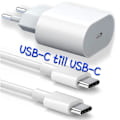 Miniatyrbilde 2 av 2: Samsung Hurtiglader - Adapter + Kabel 20W USB-C 2m Vi