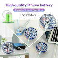 Miniatyrbild 5 av 5: 3-pack Pro Hover Ball Flygande Boll Led Spinner Boll Flygande Orb Leksak Blå