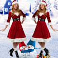 Miniatyrbilde 4 av 5: REMAKE Fruen Claus Adopterer Kvinners Julekostyme S