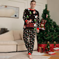 Miniatyrbilde 3 av 5: TIMIFIS Familie Julepyjamas Matchende Bomulls Pyjamas for Kvinner Menn Klær Nattøy Familie Lang Ermet PJs Par - Baby Dager