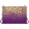 Pikkukuva 5 / 5: 7X5ft Purppurainen Bokeh-Tausta Syntymäpäivätausta Kultaiset Pisteet Bokeh-Tausta Hääjuhla Prom Valmistuminen Hyvää Uutta Vuotta Juhlat Koristelu